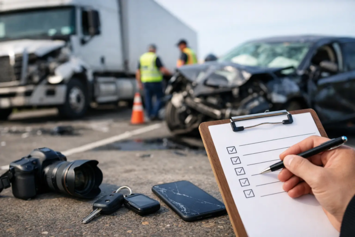 Truck Accident Evidence Checklist After a Crash