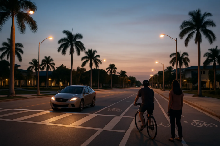 Pedestrian wrongful death claim Fort Lauderdale evidence at a South Florida intersection