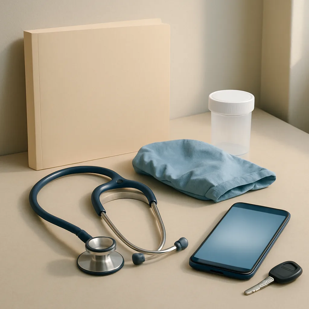 Medical records and surgical items preserved after a Fort Lauderdale car accident