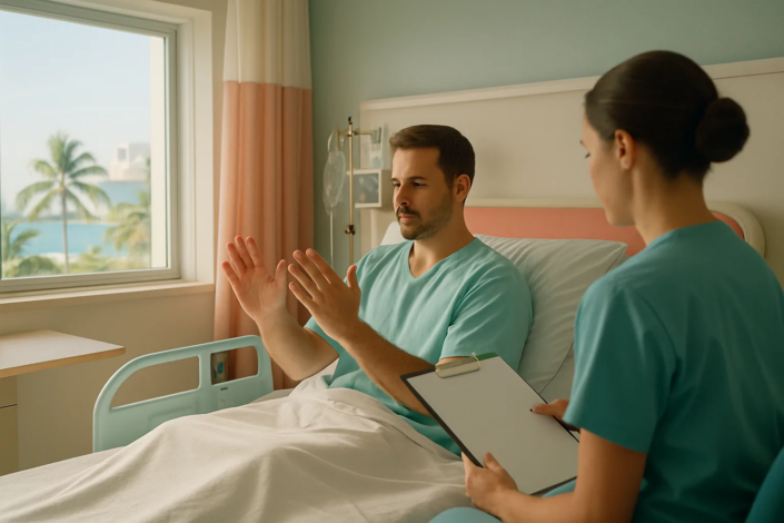 Miami crash treatment and possible nerve injury malpractice evaluation