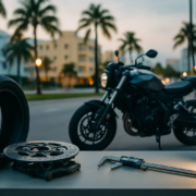 Defective motorcycle part inspection for a Miami defective motorcycle accident claim