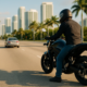 Miami motorcycle no-contact accident claim after a driver forces a rider off the road