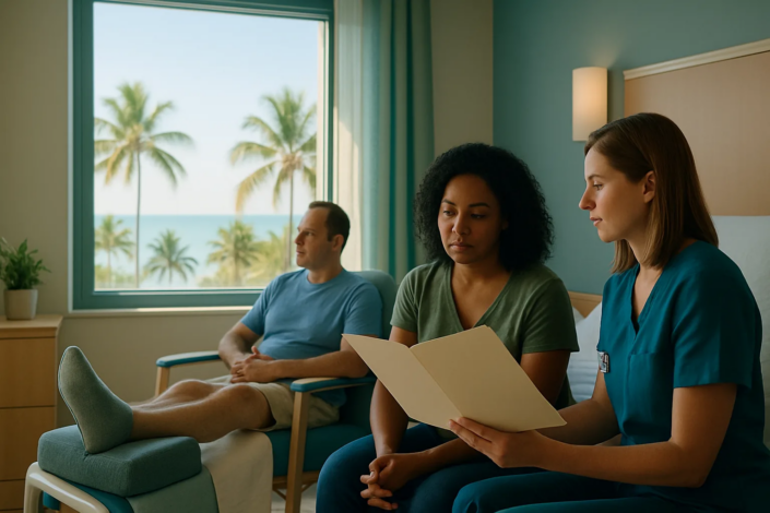 Blood clot malpractice after a Miami car accident during post-crash recovery